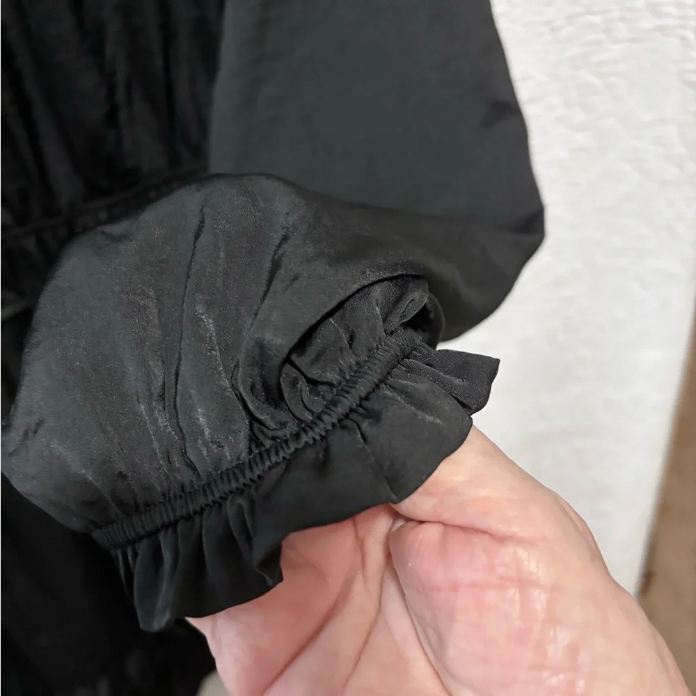 Knox Rose women’s black dress with ruffles - Picture 4 of 7